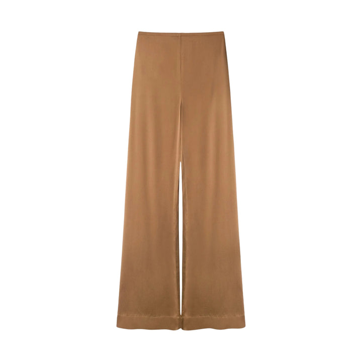 Stroll Silk Pant in Cigar