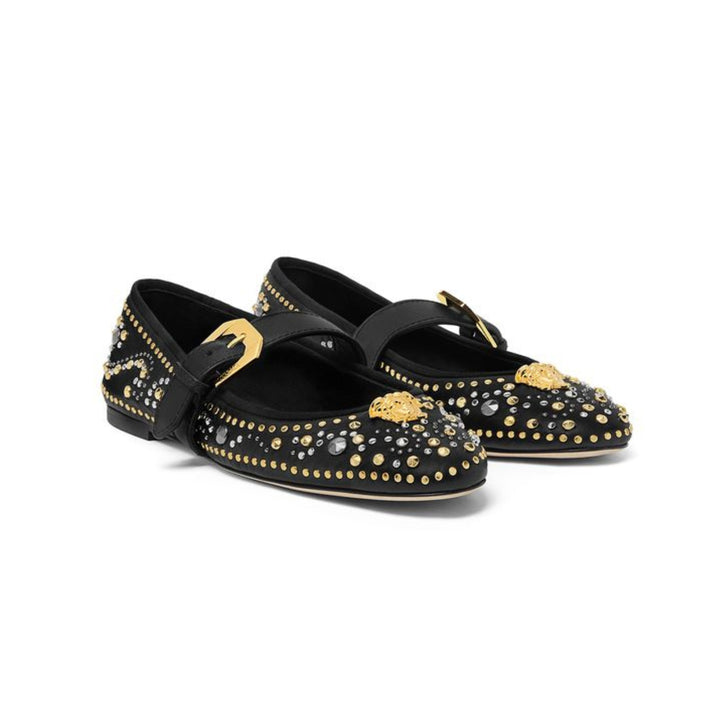 Studded La Medusa Ballerina Flats
