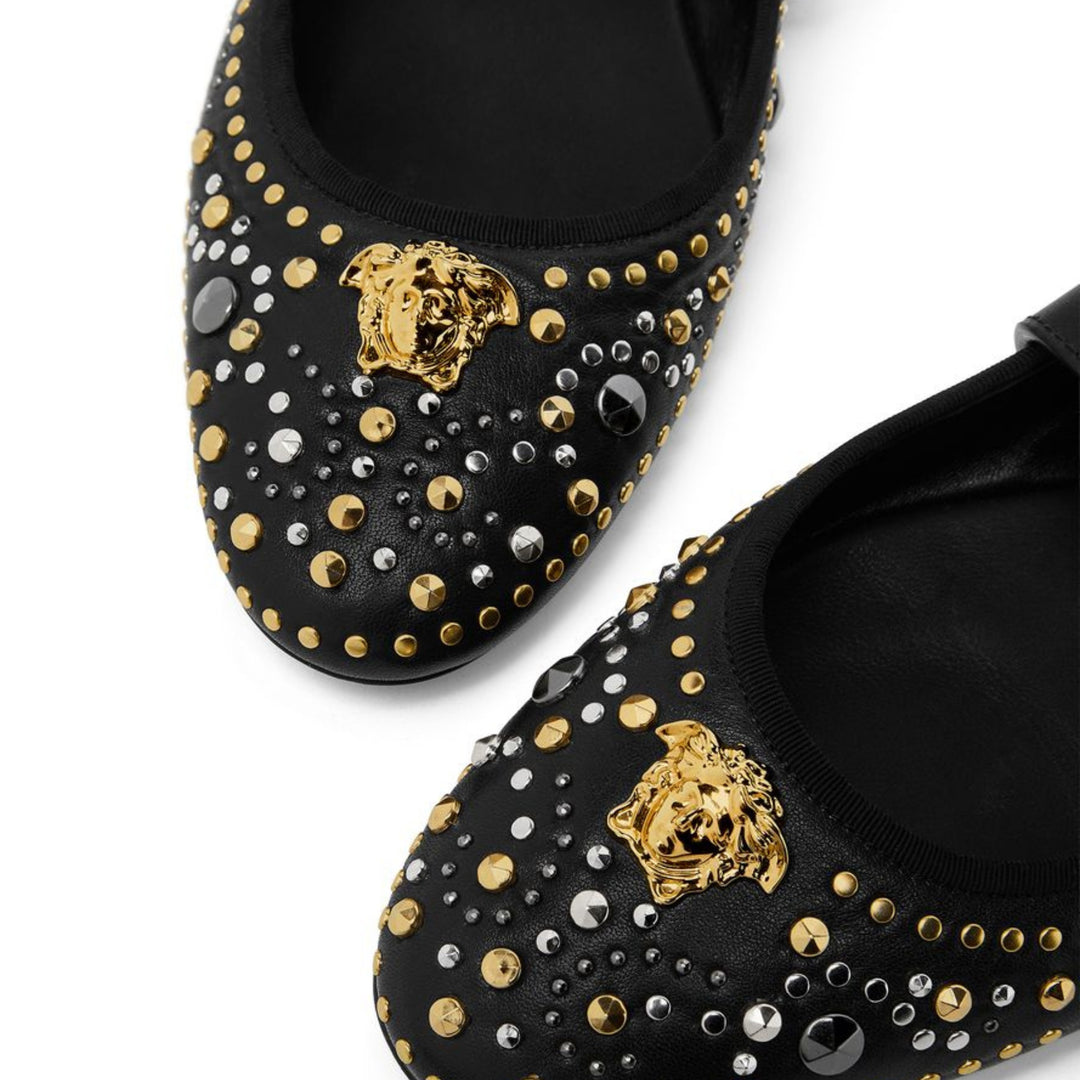 Studded La Medusa Ballerina Flats