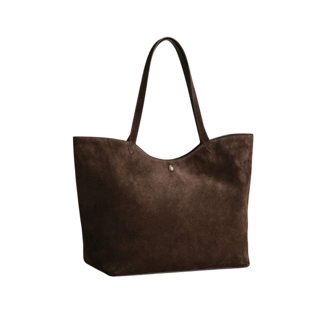 Suede Agnes Tote