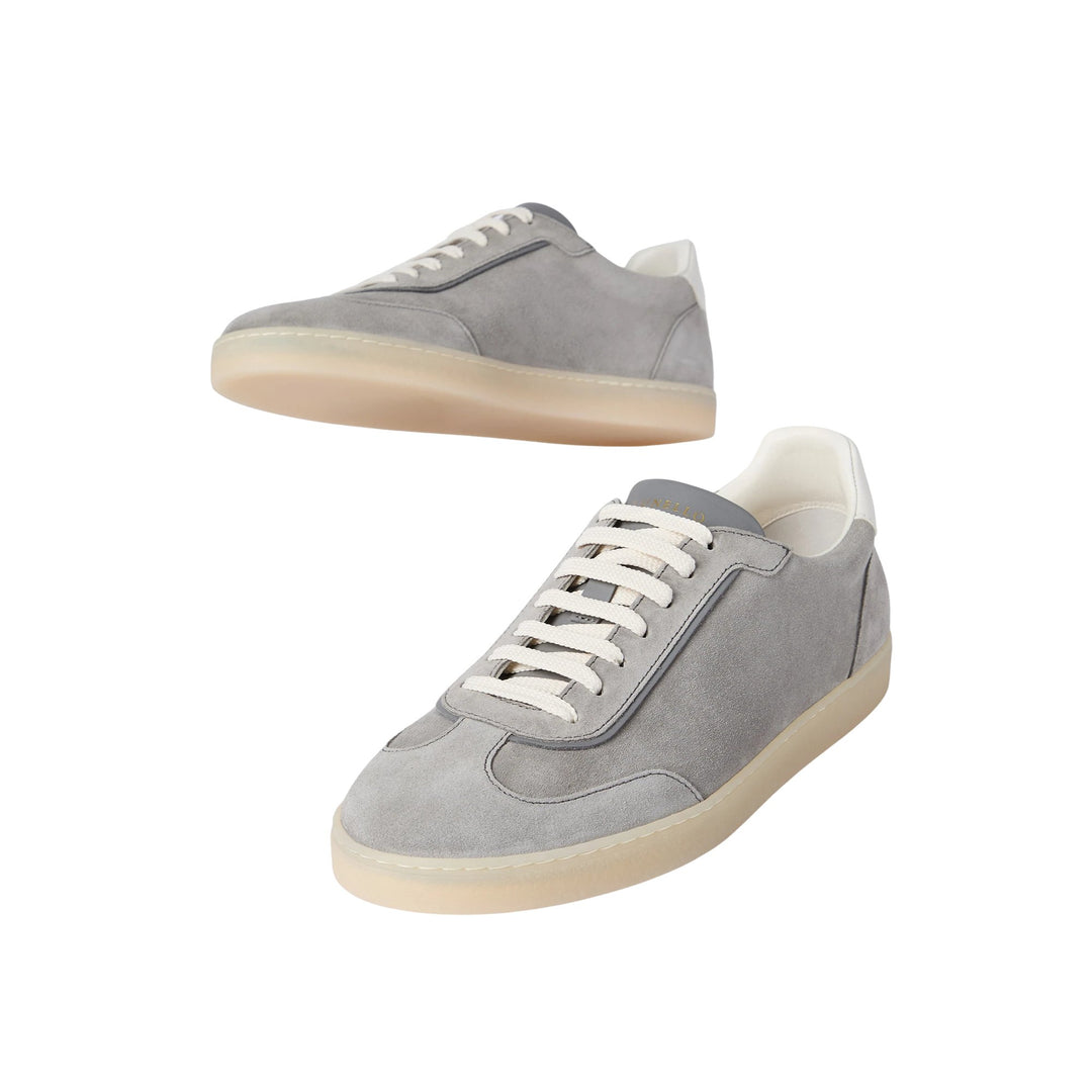 Suede Sneakers in Fog