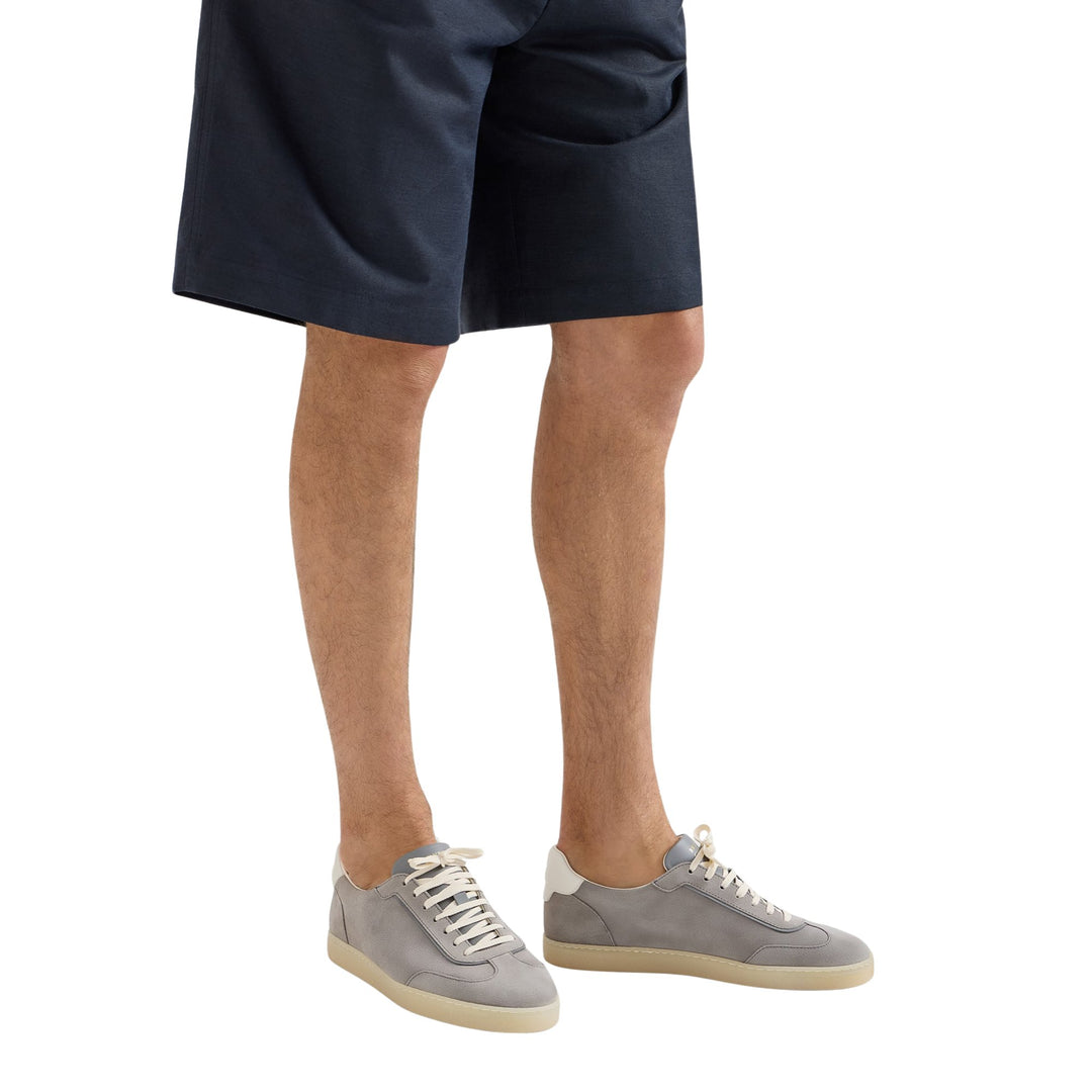 Suede Sneakers in Fog