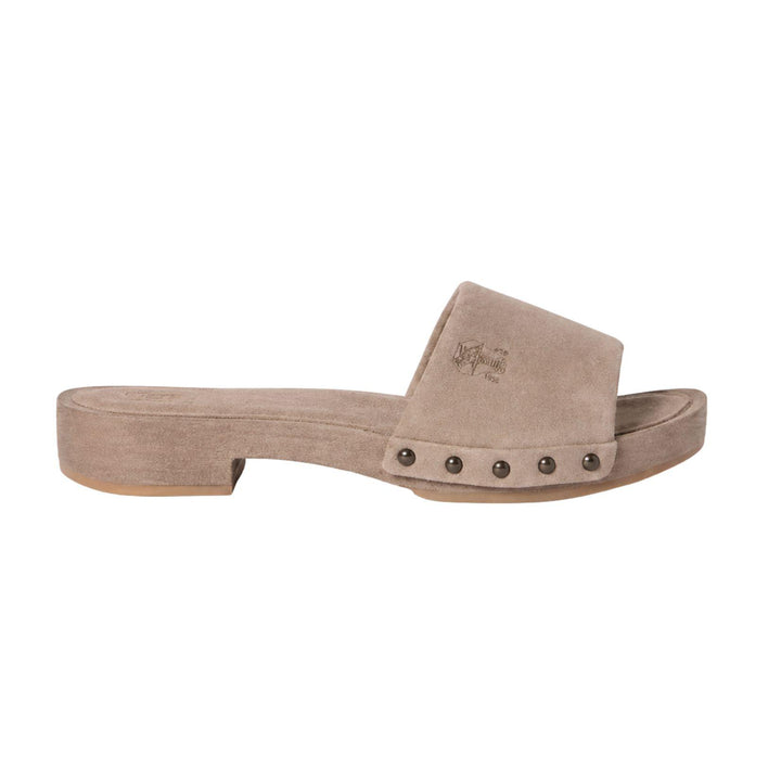 Suede Clogs