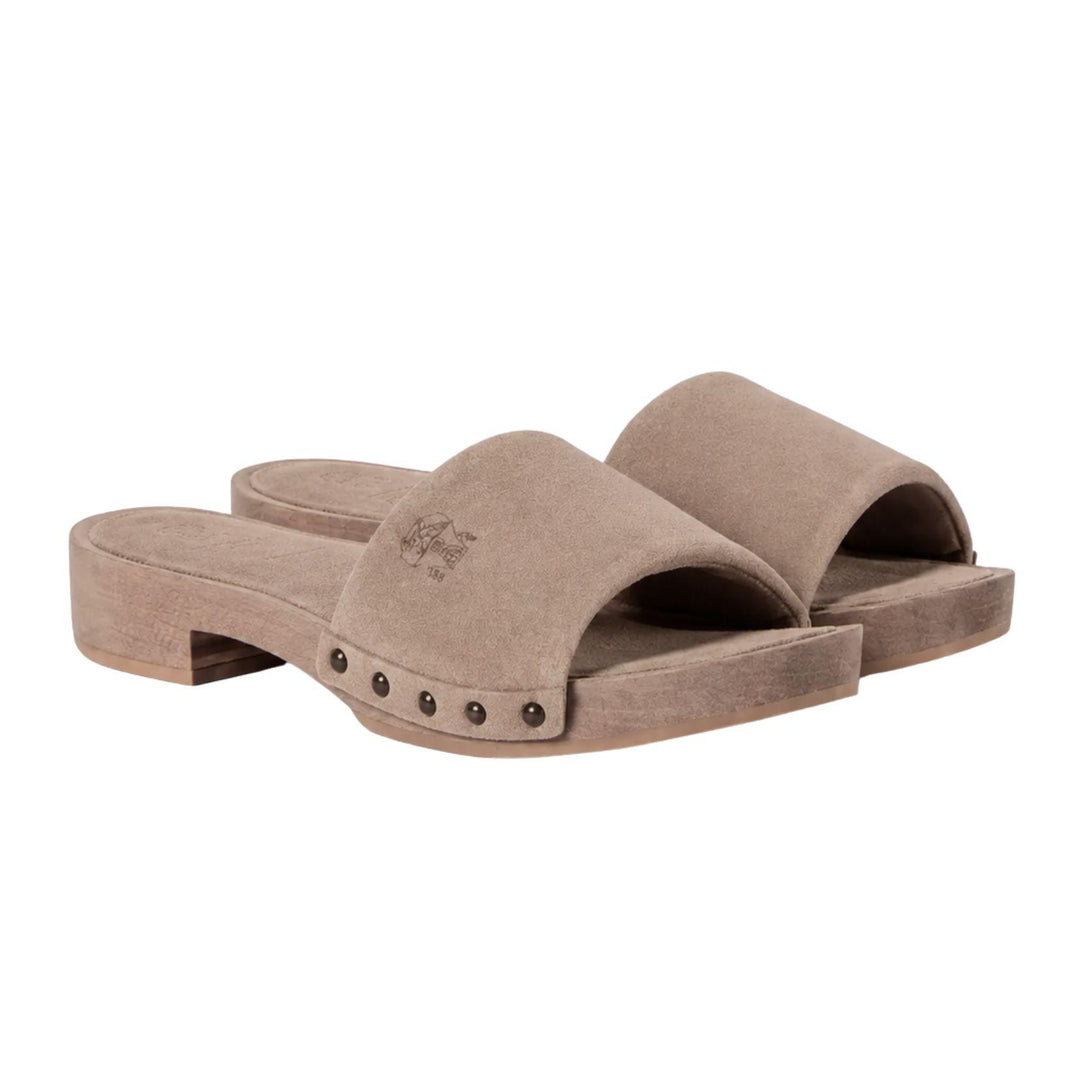 Suede Clogs