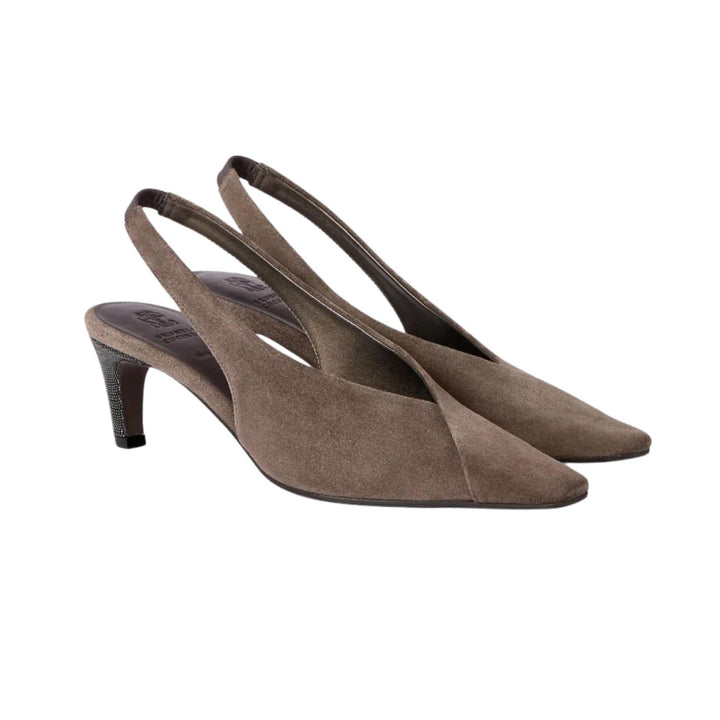 Suede Slingback Pump