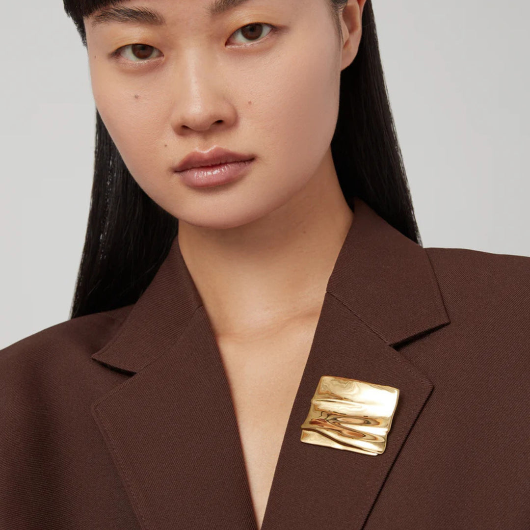 Sundra Brooch - Gold