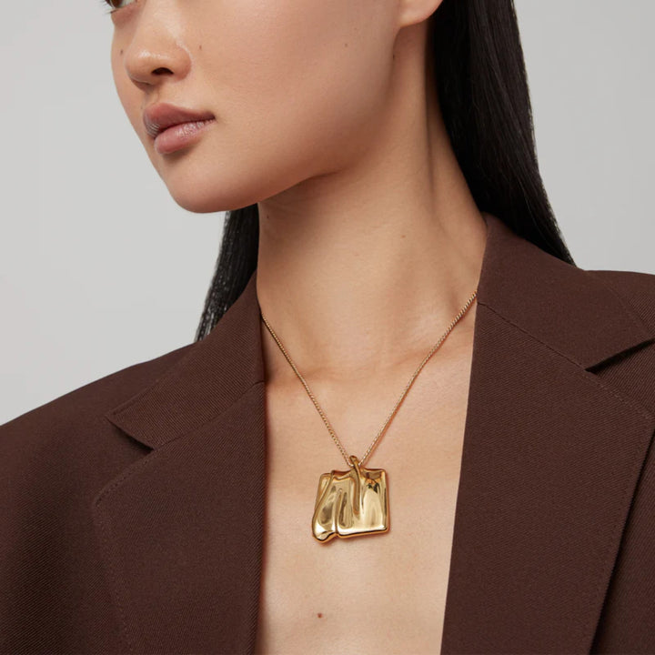 Sundra Pendant Necklace - Large - Gold