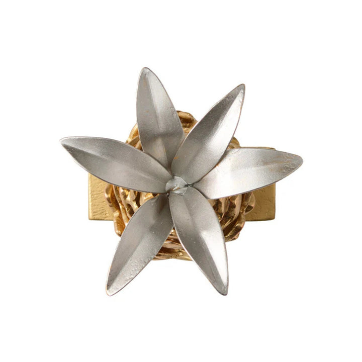 Sunny Isles Napkin Ring - Gold/Silver