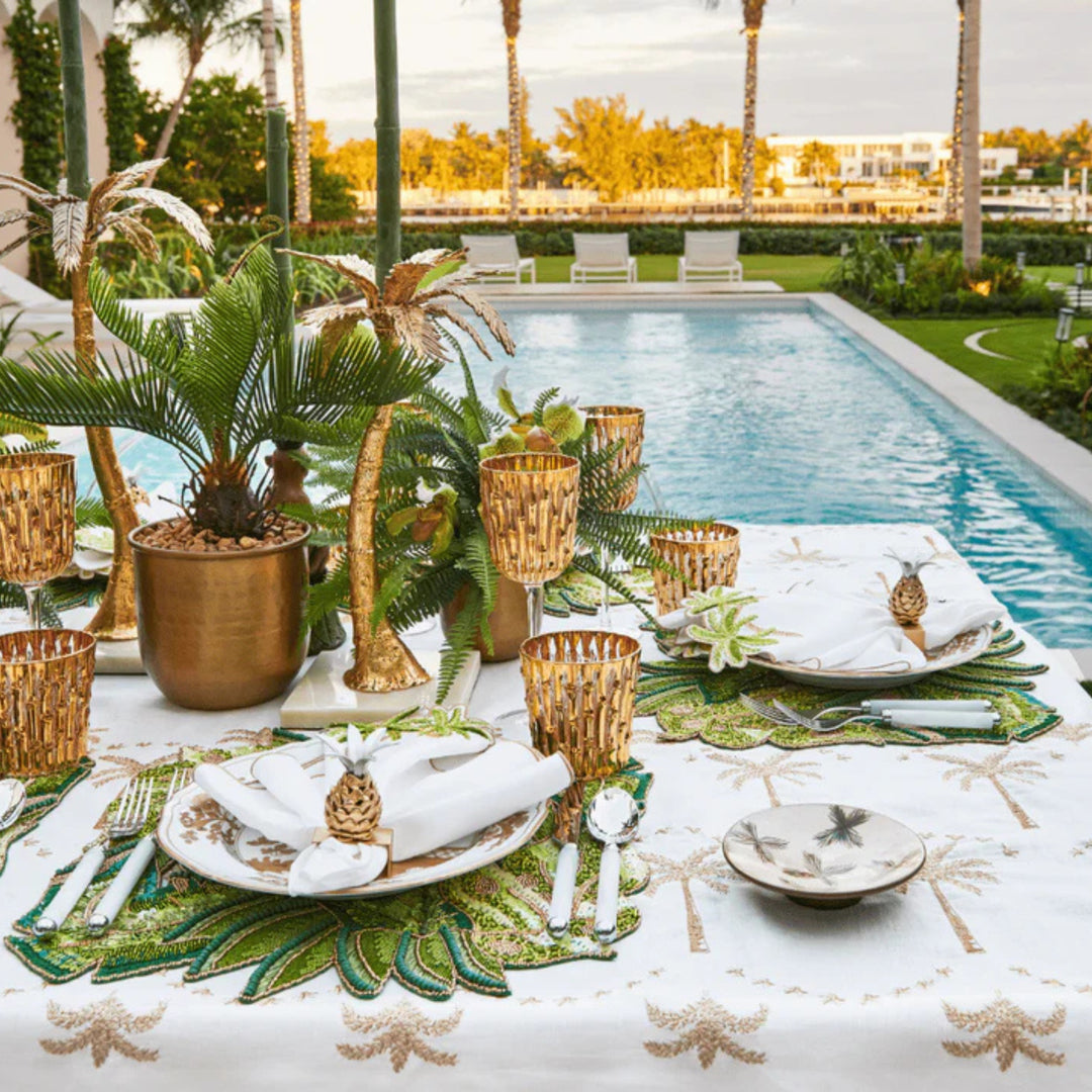 Sunny Isles Napkin Ring - Gold/Silver