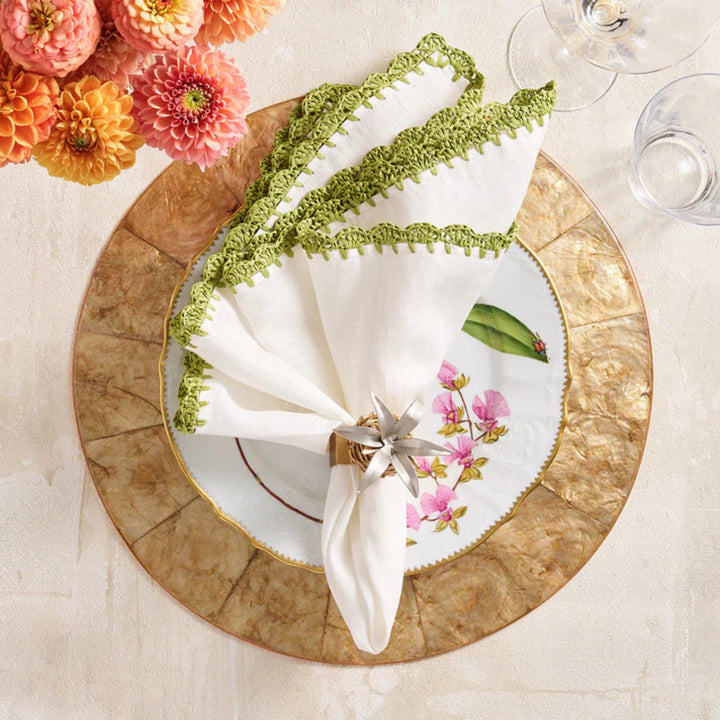 Sunny Isles Napkin Ring - Gold/Silver