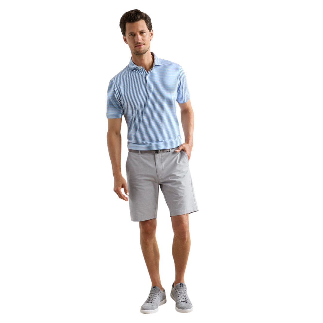 Surge Linen-Blend Performance Short in Gale Grey