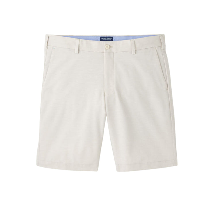 Surge Linen-Blend Performance Short in Truffle