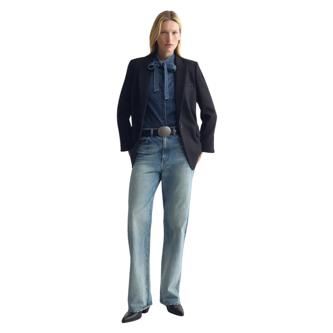 Suzette Denim Shirt in Classic Wash