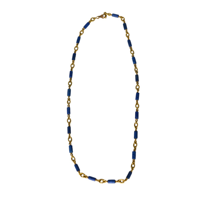 Lapis Beads YG 20" Necklace