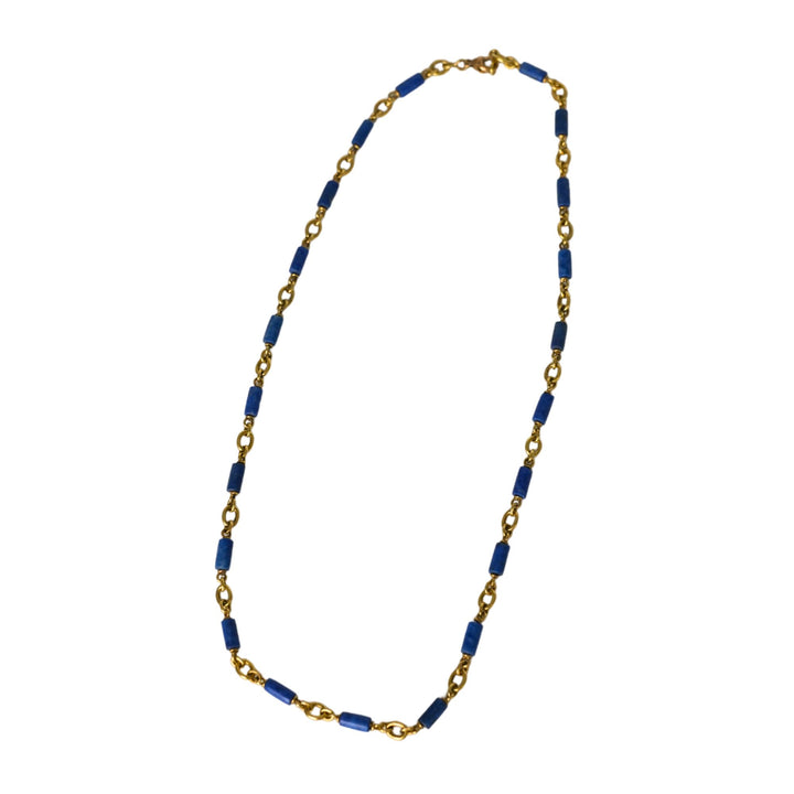 Lapis Beads YG 20" Necklace
