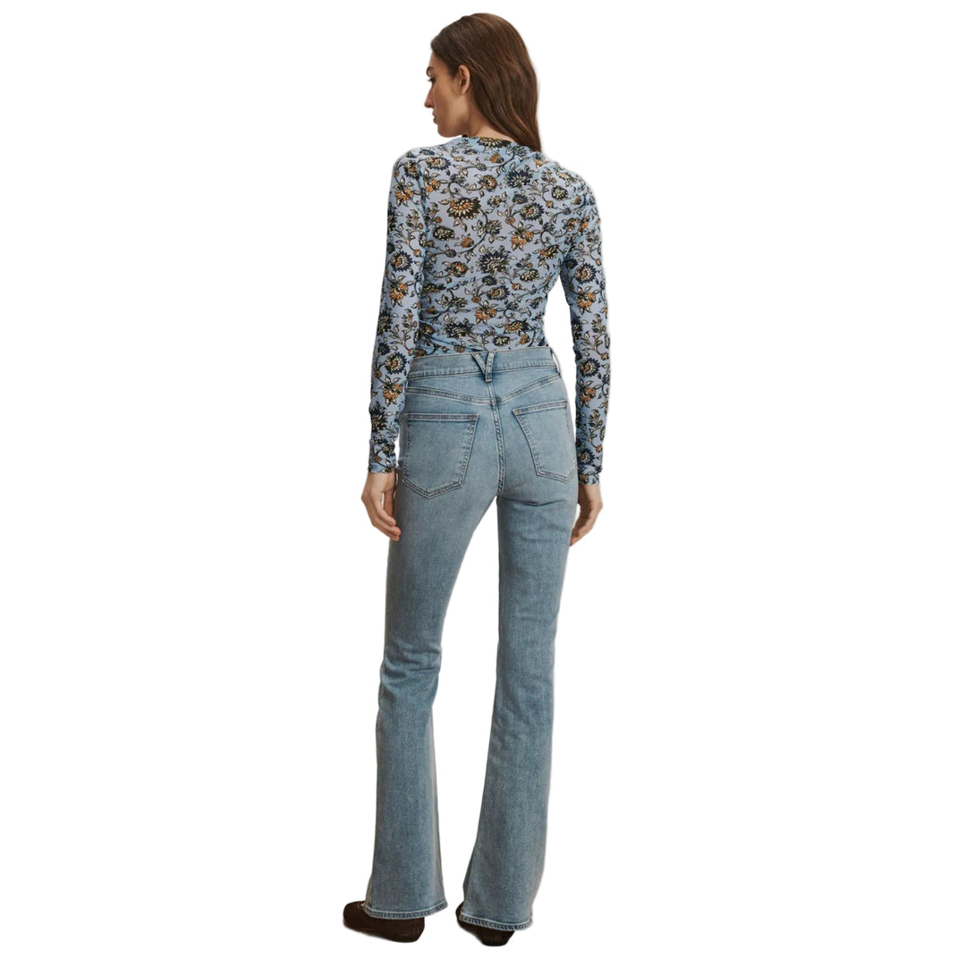 Sylviani Top in Ice Blue Multi