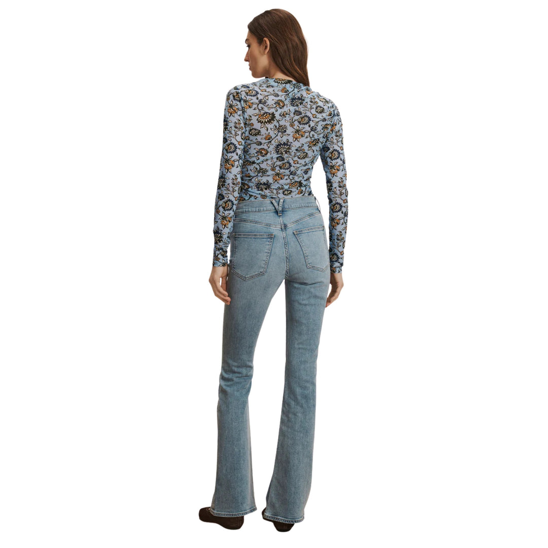 Sylviani Top in Ice Blue Multi