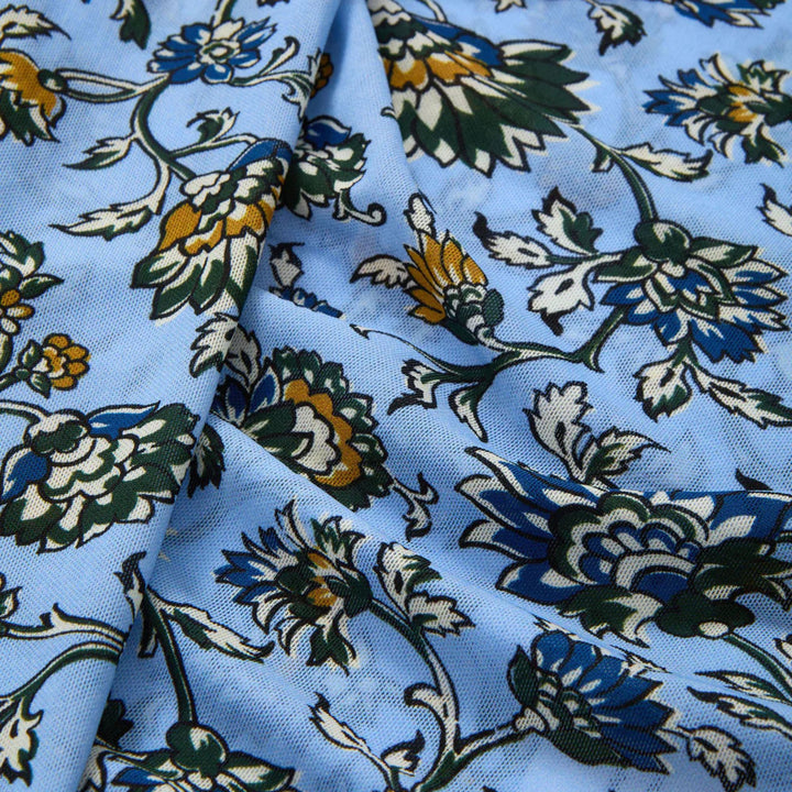 Sylviani Top in Ice Blue Multi