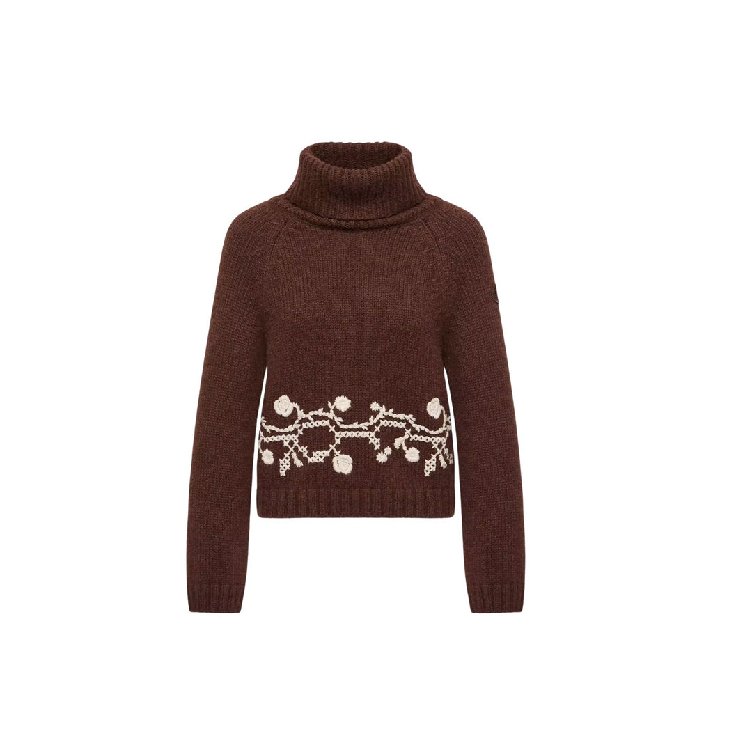 T-NECK IN BROWN