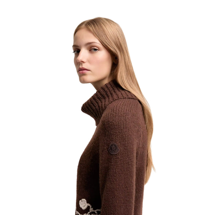 T-NECK IN BROWN