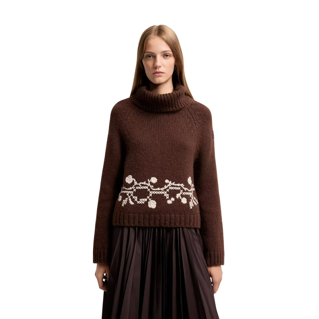 T-NECK IN BROWN