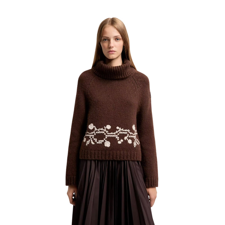 T-NECK IN BROWN