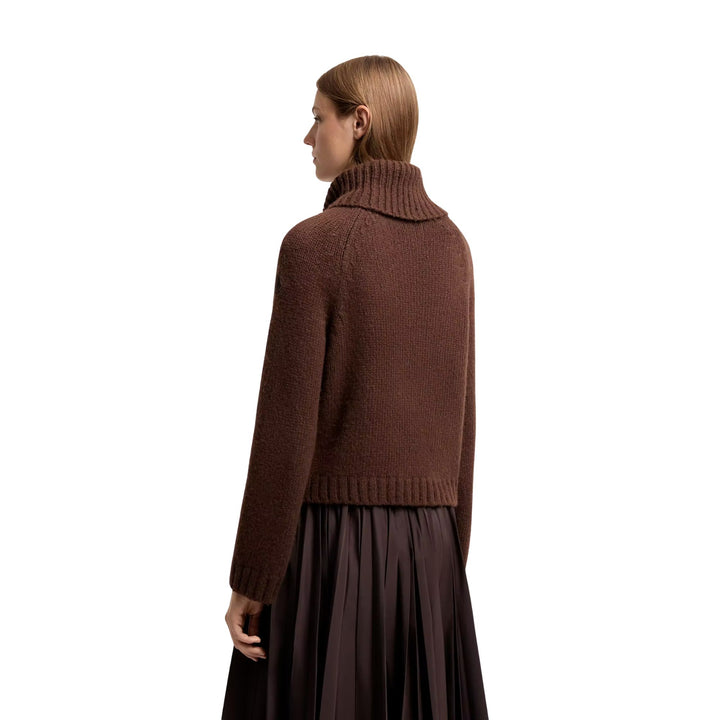T-NECK IN BROWN