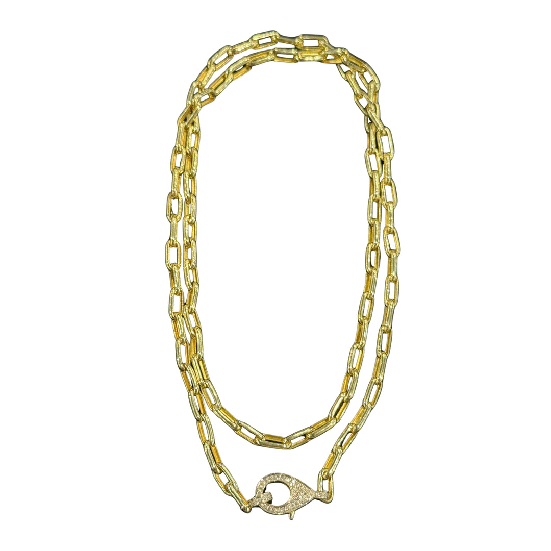 Gold Link Chain 33in