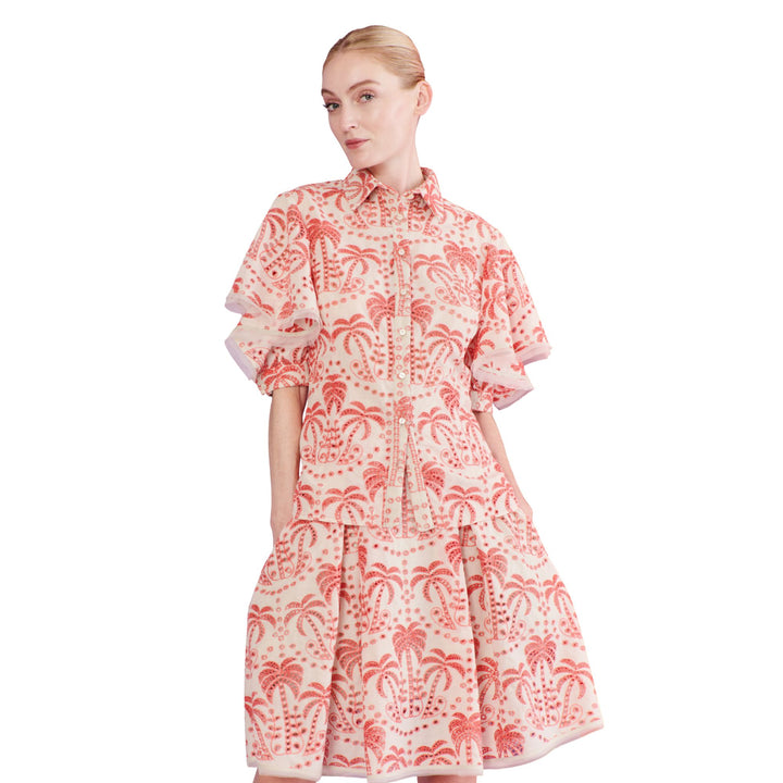 Palm Eyelet Shirt