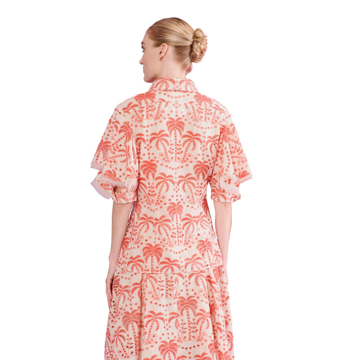 Palm Eyelet Shirt