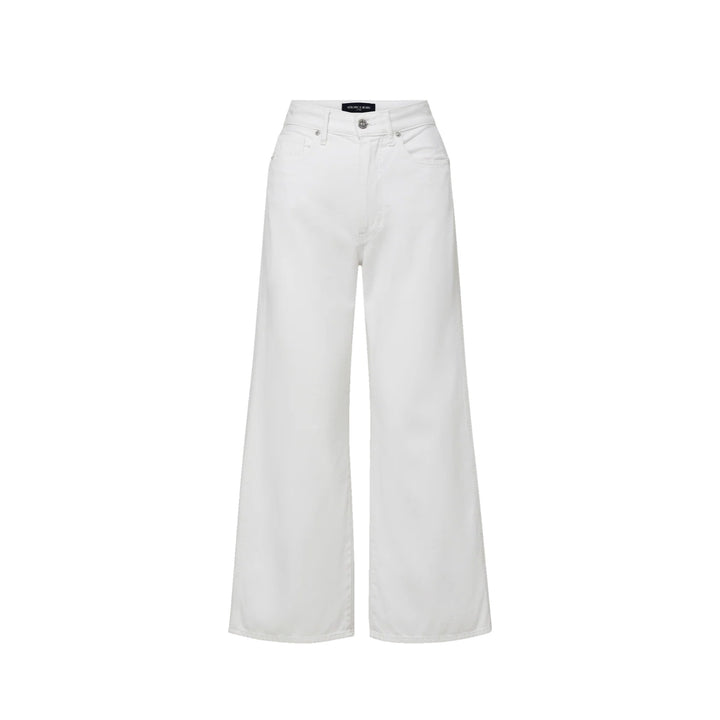 Taylor Cropped High Rise Wide in White