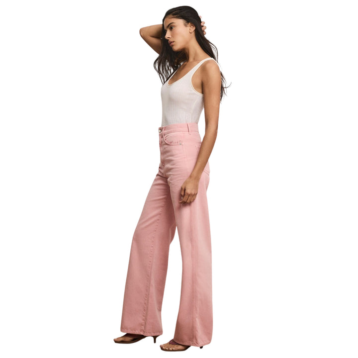 Taylor High Rise Wide Leg in Petal