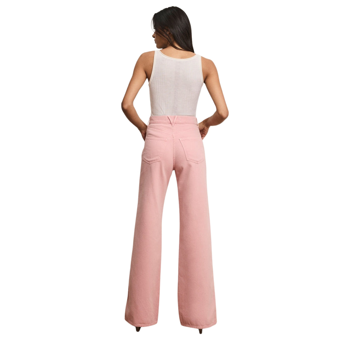 Taylor High Rise Wide Leg in Petal