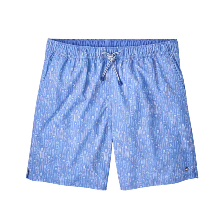 Tequila Seas Swim Trunk in Dusk Blue