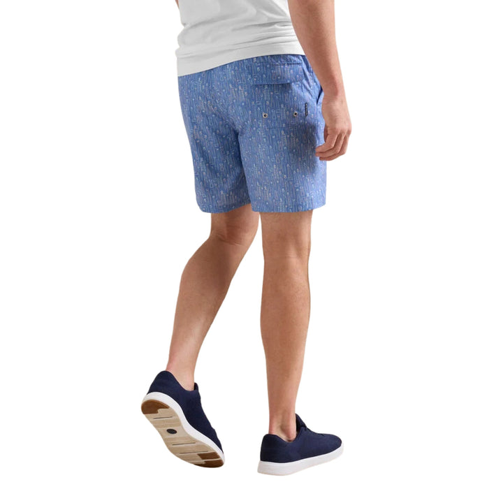 Tequila Seas Swim Trunk in Dusk Blue