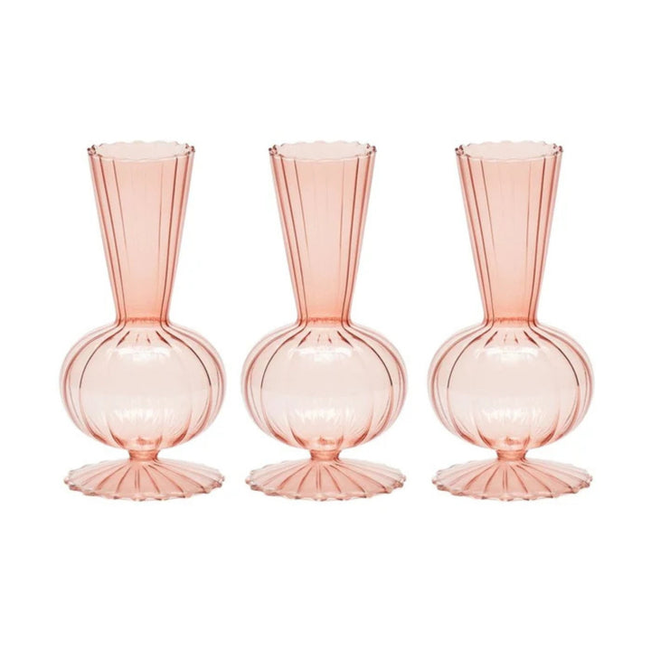 Tess Bud Vase - Blush, Set of 3 in a Box