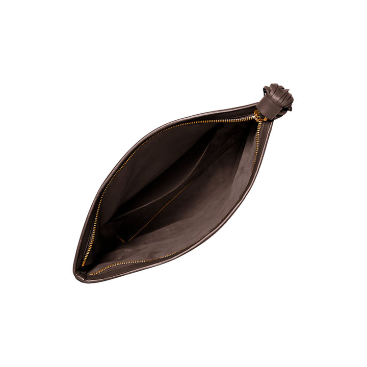 Thalitha Foldover Clutch in Espresso