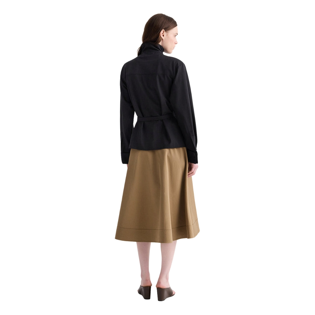 The Last Chapter Italian Wool Twill Jacket in Smoke