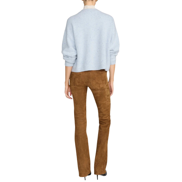 The Lightweight Fleck Cardi in Light Blue