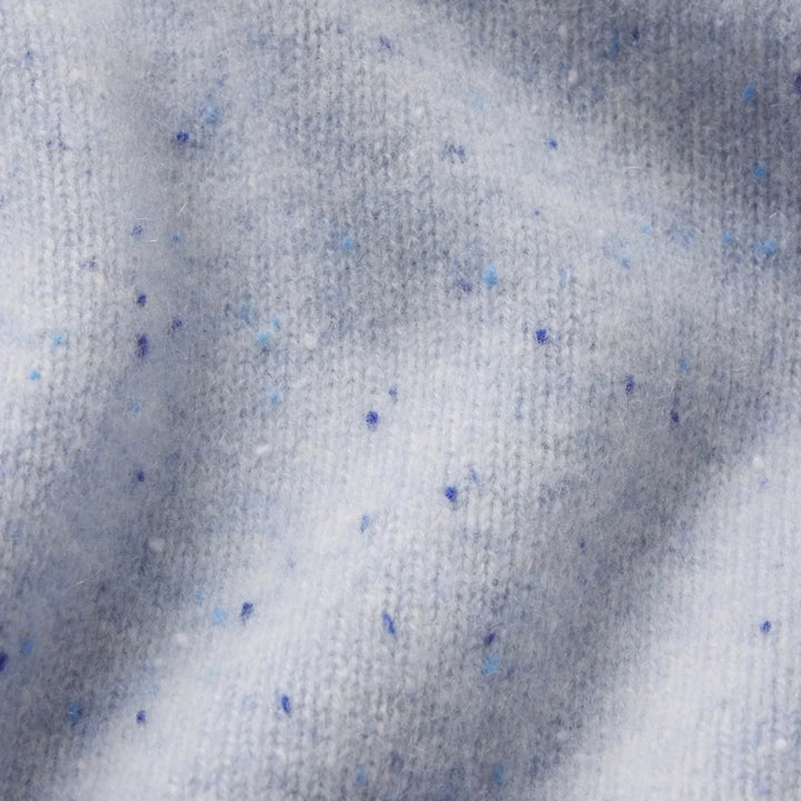The Lightweight Fleck Cardi in Light Blue