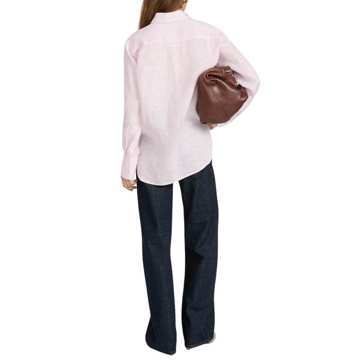 The Linen Boy Shirt in Bubble Gum