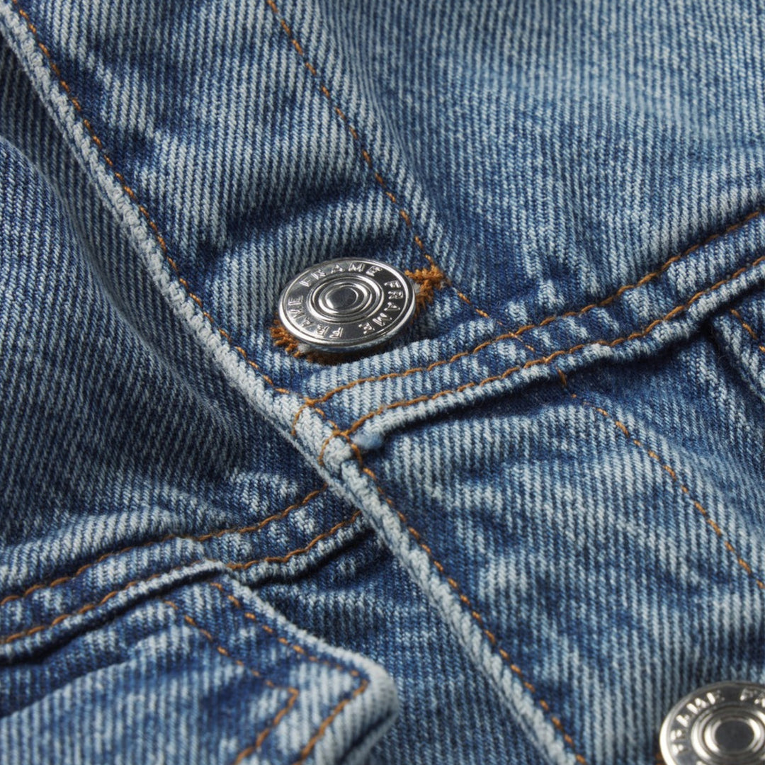 The Nipped Collarless Jacket in Umbria