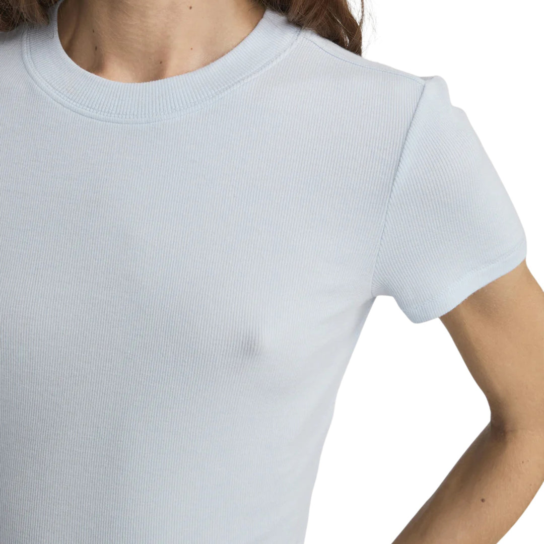 The Rib Baby Tee in Sky Blue