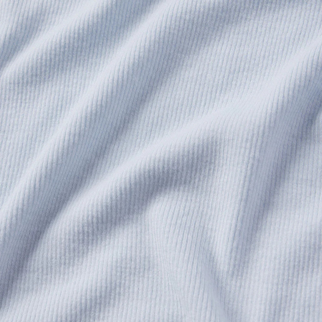 The Rib Baby Tee in Sky Blue
