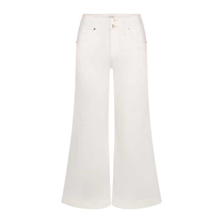 The Seamed Wide Trouser Crop in Au Natural Clean