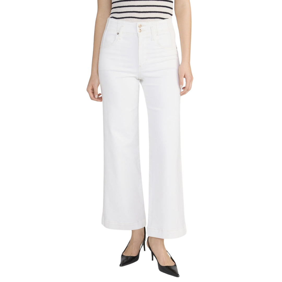 The Seamed Wide Trouser Crop in Au Natural Clean