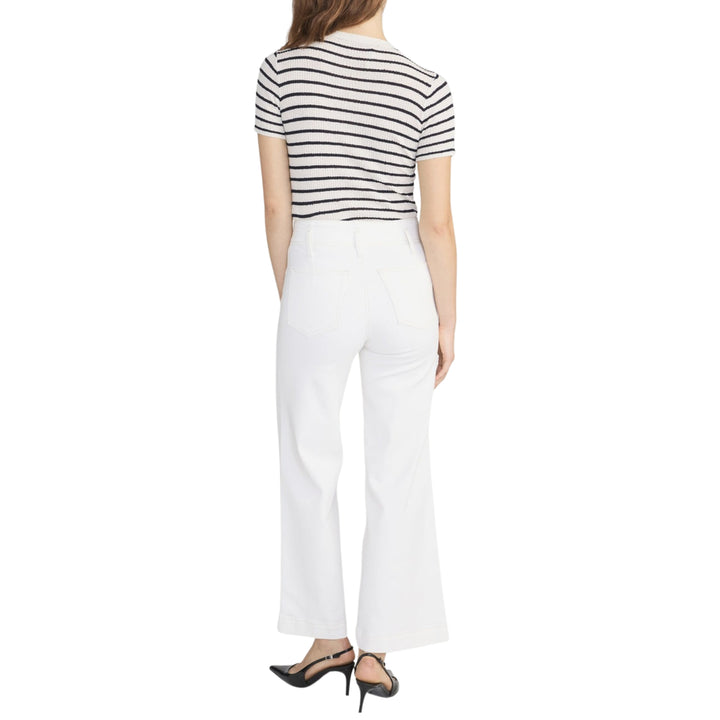 The Seamed Wide Trouser Crop in Au Natural Clean