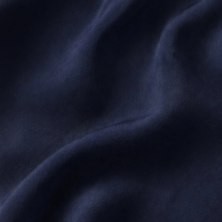 The Short Sleeve Silk Gala Shirt in Navy