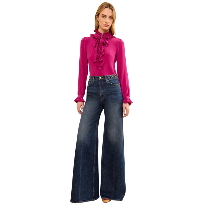 The Stretch Valory Flare Jean in Nile