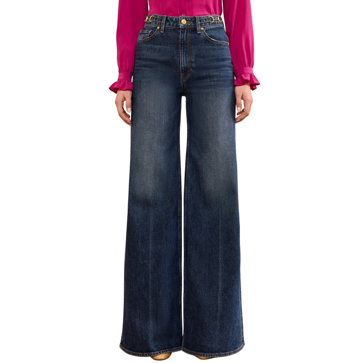 The Stretch Valory Flare Jean in Nile